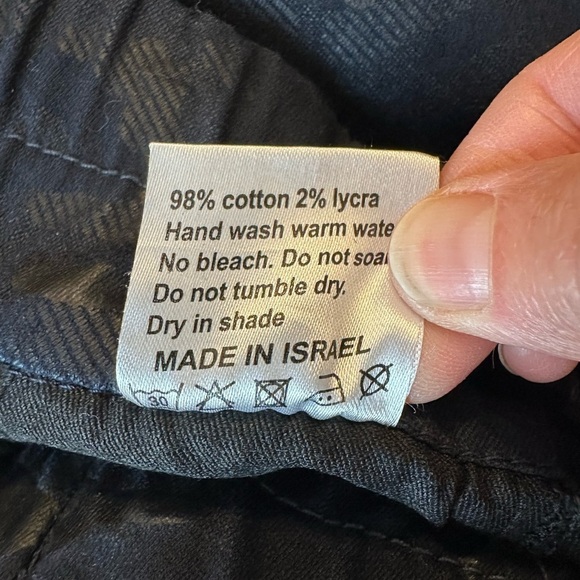 Bevy Flog Shely Pant Black Blue Camouflage 25 - Picture 7 of 7